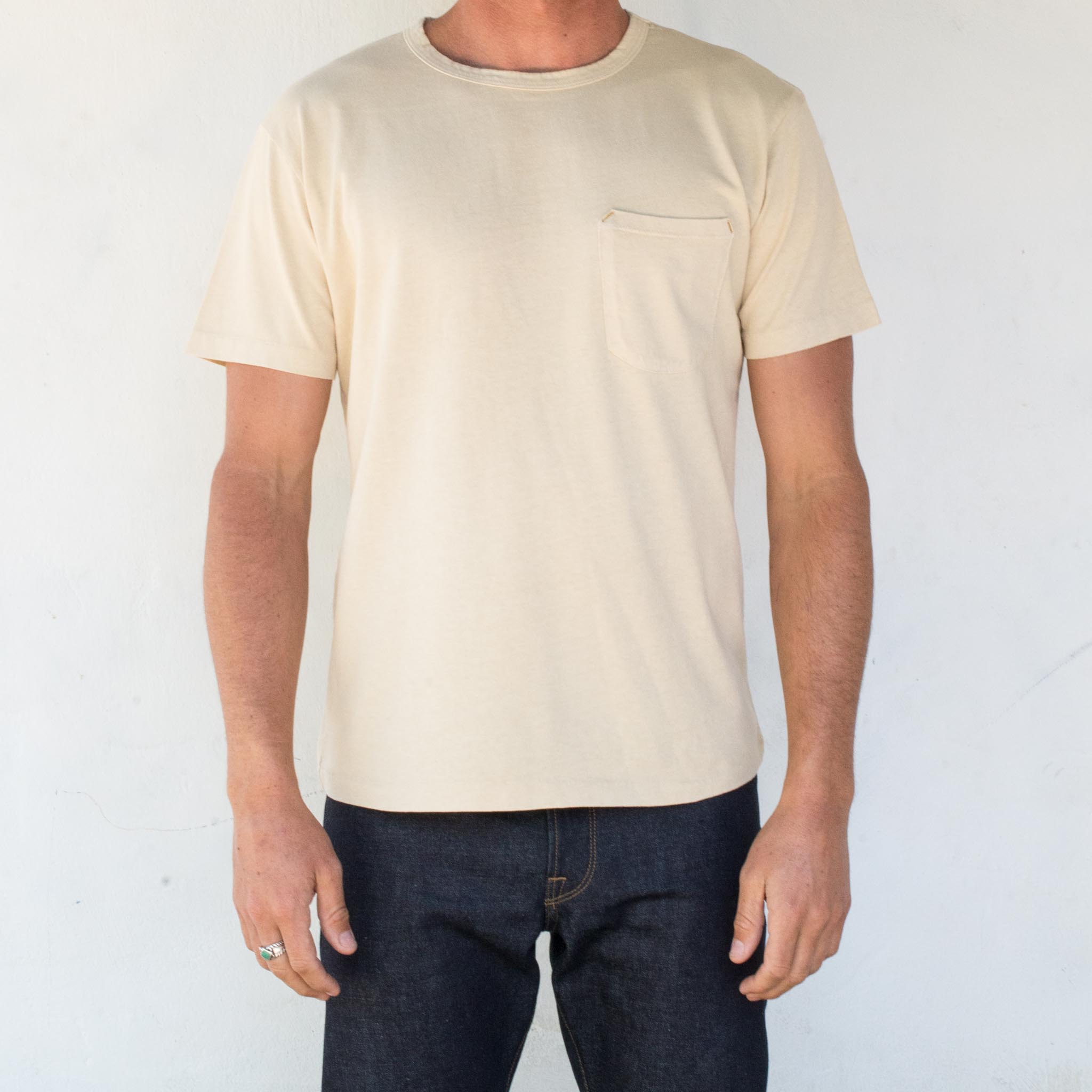 9 oz US Cotton Ring-spun Tubular T-Shirt - White, Tube Tee