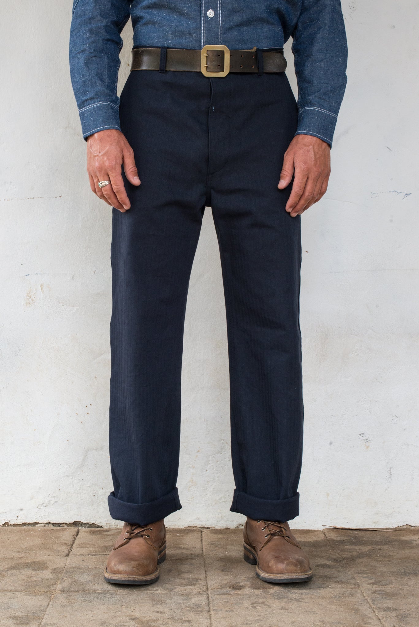 Western Pant | Navy – Freenote Cloth