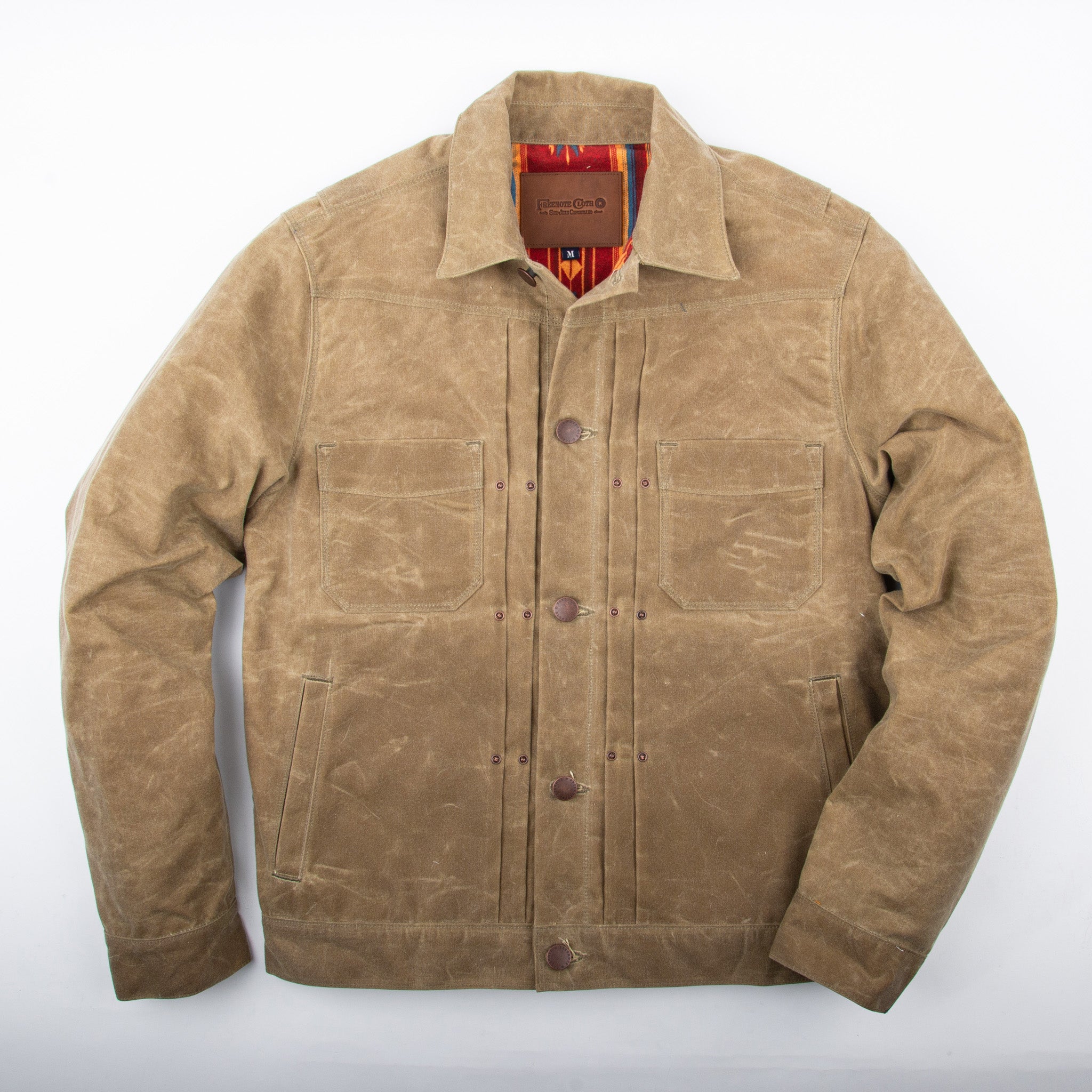 Riders Jacket Waxed Canvas | Tobacco Brown Interior