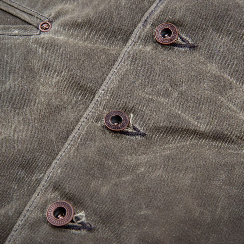 Calico Vest Waxed Canvas | Oak – Freenote Cloth