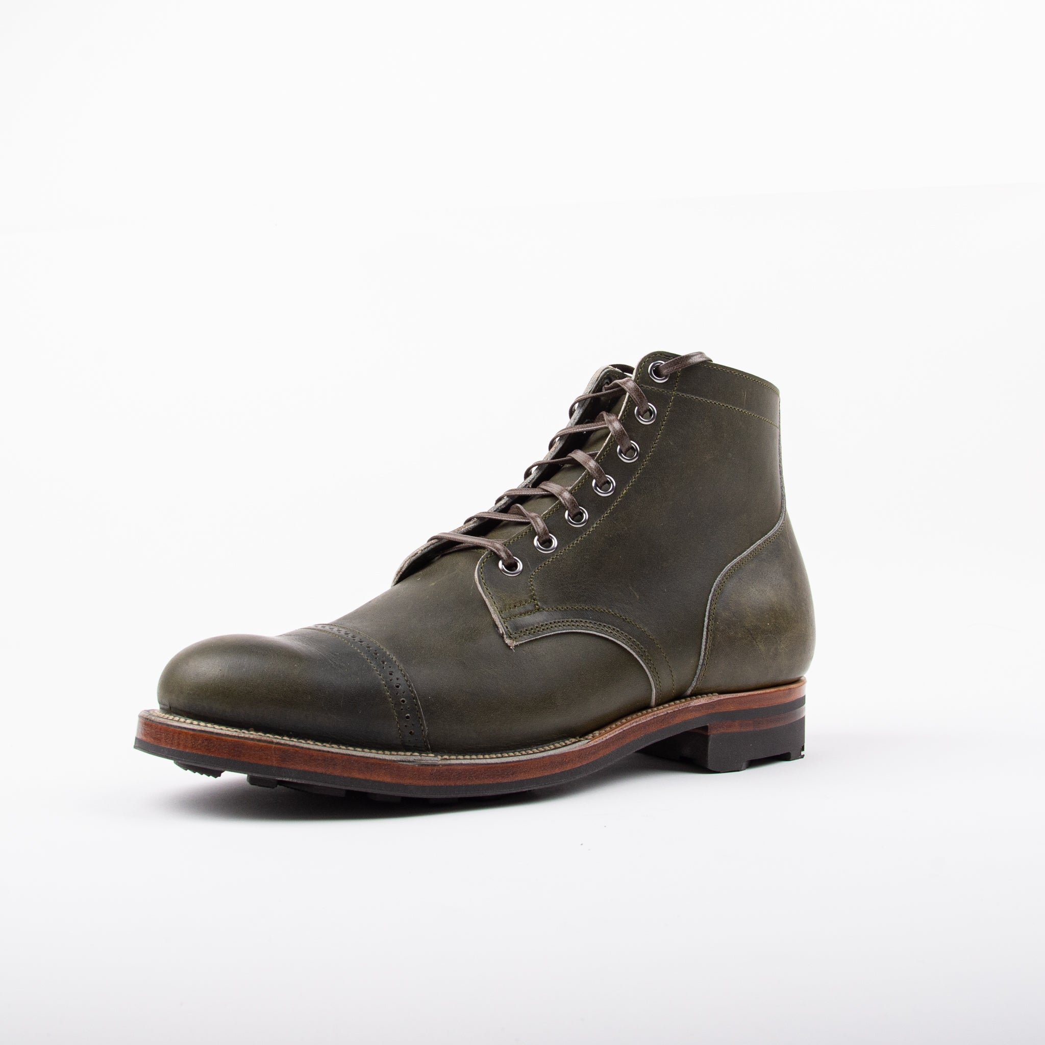 正規逆輸入品 viberg - boot 7H viberg インディゴ染め 7H 靴