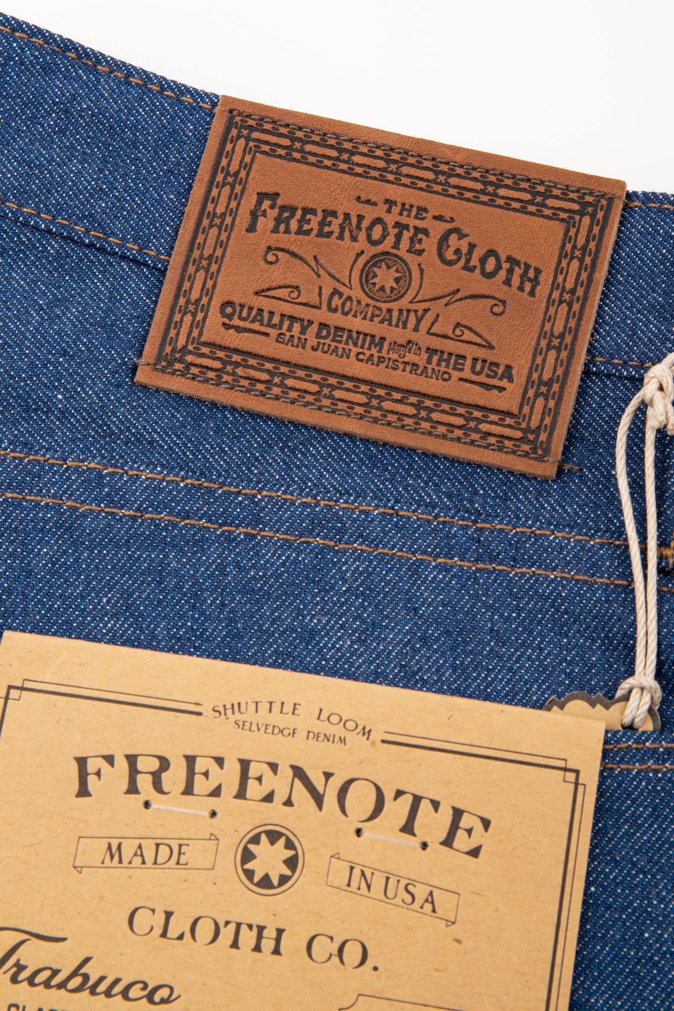 Trabuco Classic Straight | 12 Ounce Vintage Blue Denim – Freenote Cloth