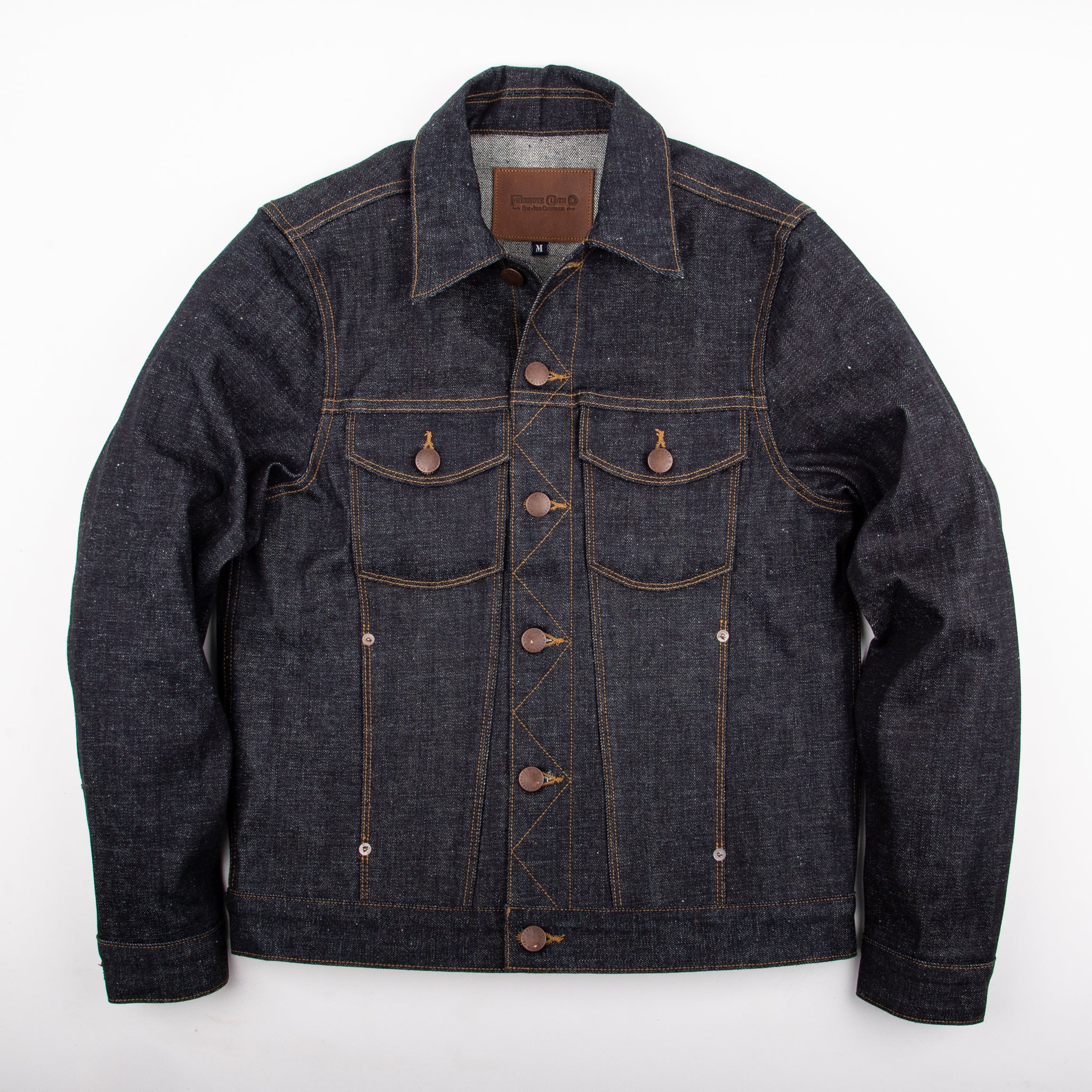 Classic Denim Jacket | 17 Ounce Black Slub Denim