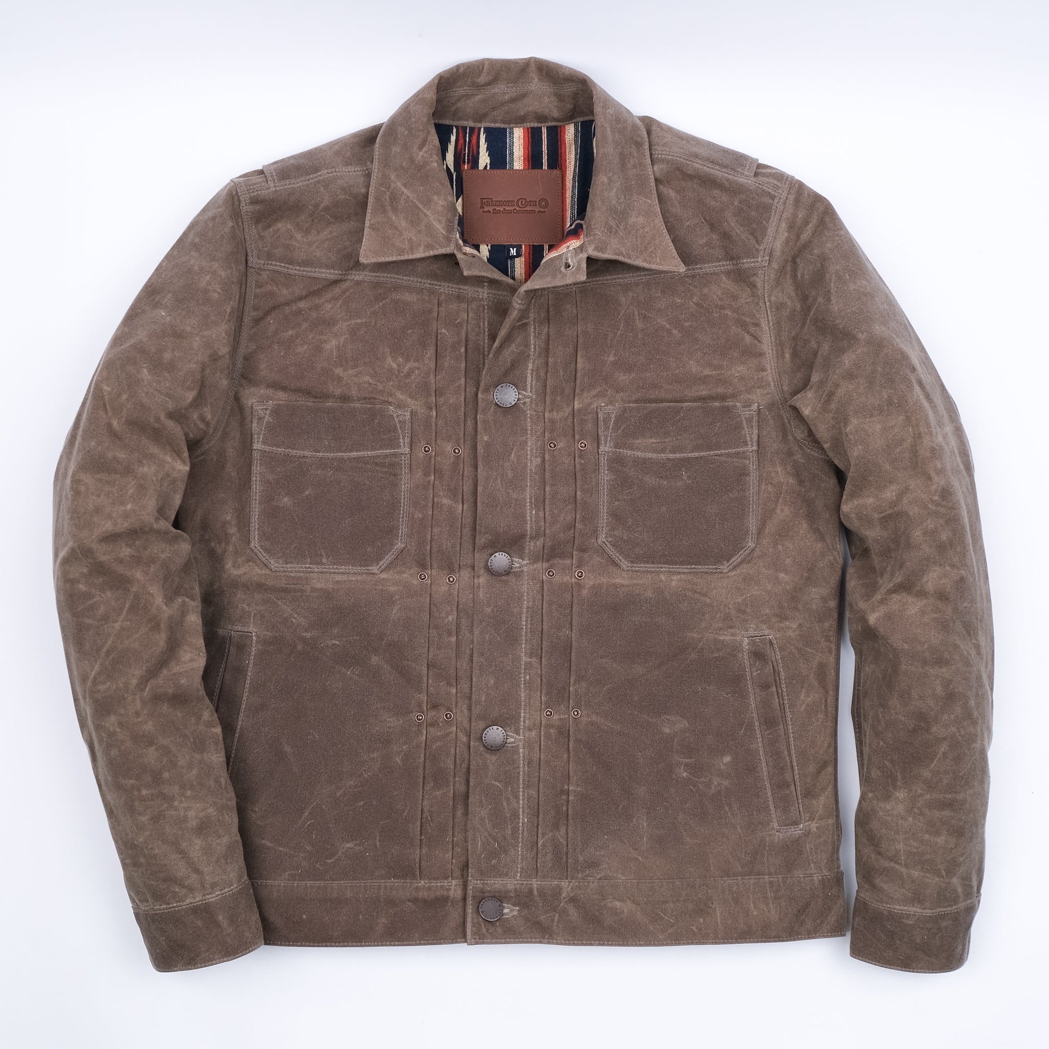 Riders Jacket Waxed Canvas | Oak – Freenote Cloth