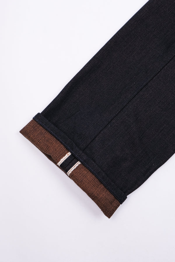 Freenote Cloth Rios 15oz Brown/Black Selvedge Denim - Mildblend Supply Co