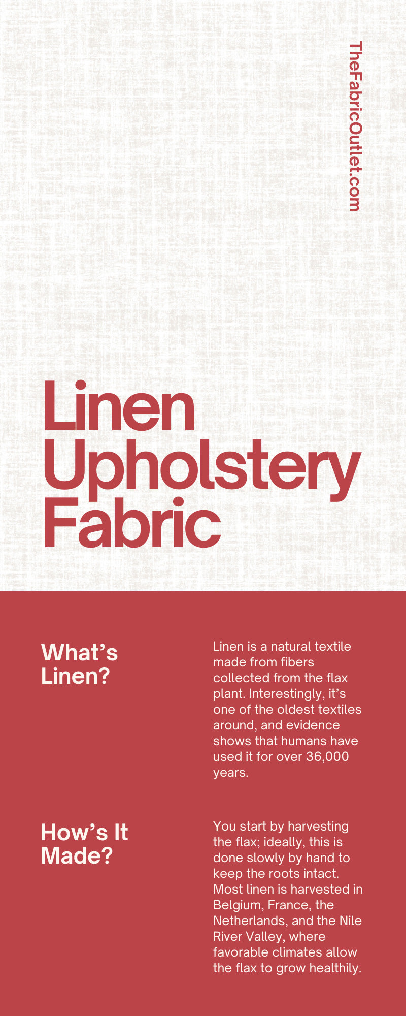 The Pros and Cons of Linen Upholstery Fabric