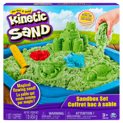 Kinetic Sand Castle 10-Colors 10-Moulds Pack Natural Sensory Moldable Sand  Play 778988266649