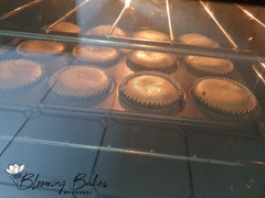 Cupcakes in oven