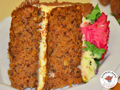 Carrot cake slice