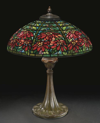 Lampe à Fleurs de Collection en Tiffany