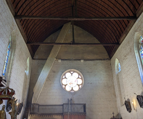 Présentation de l'intérieur de l'église de Saint Germain le Gaillard en Eure et Loir