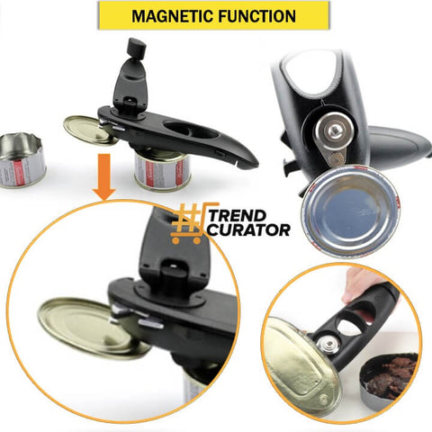  Can Opener Manual, Can Opener with Magnet, Hand Can