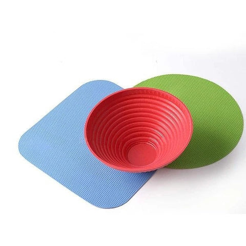 Blue Rubber Jar Opener Gripper Pads Multi-purpose Bottle Lid Opener Coaster