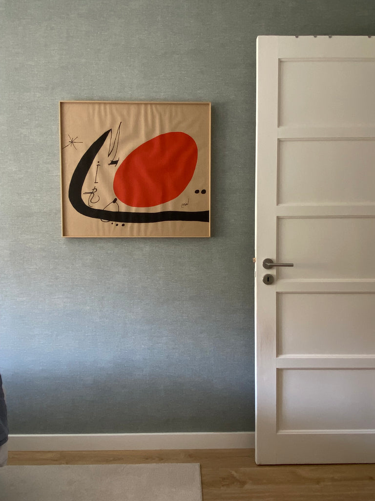 Detalhe de serigrafia de Miró