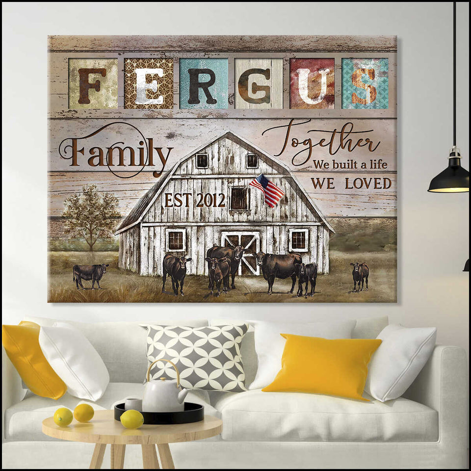 large farmhouse canvas wall art