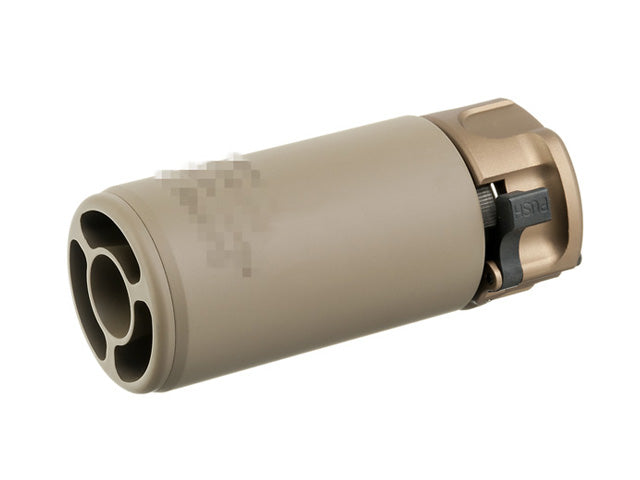 [Airsoft Artisan] SF Muzzle Brake W/ Flash Hider[DE][Type B] – SIXmm (6mm)