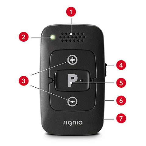 signia mini pocket remote mobile phone diagram hearing aids