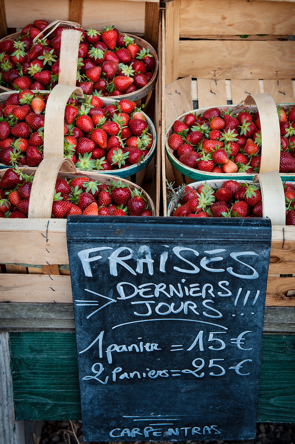 strawberries provence, french strawberries, 