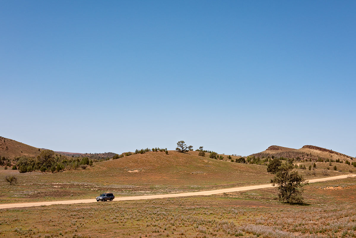 Bunyeroo gorge drive in the Ikara Flinders Ranges National Park South Australia