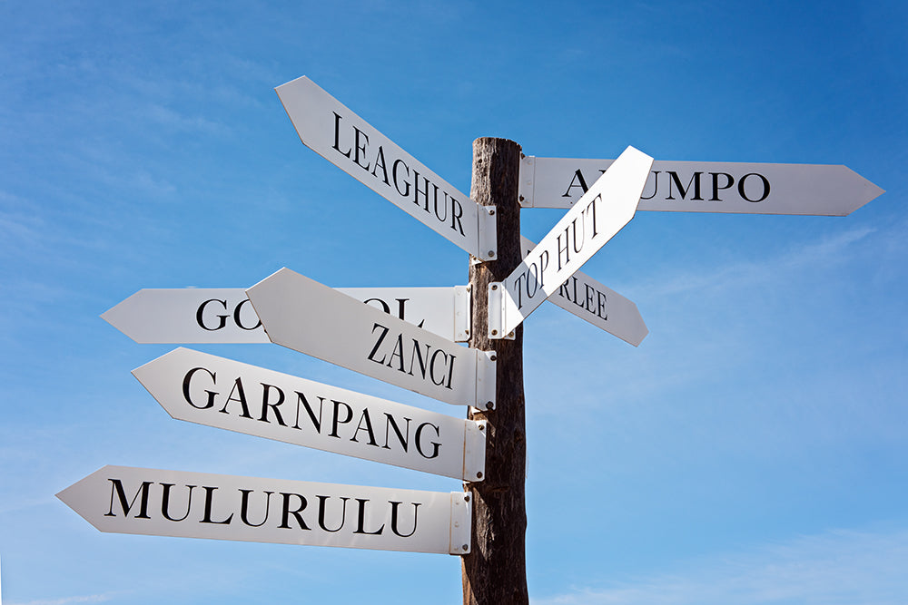 mungo national park signage