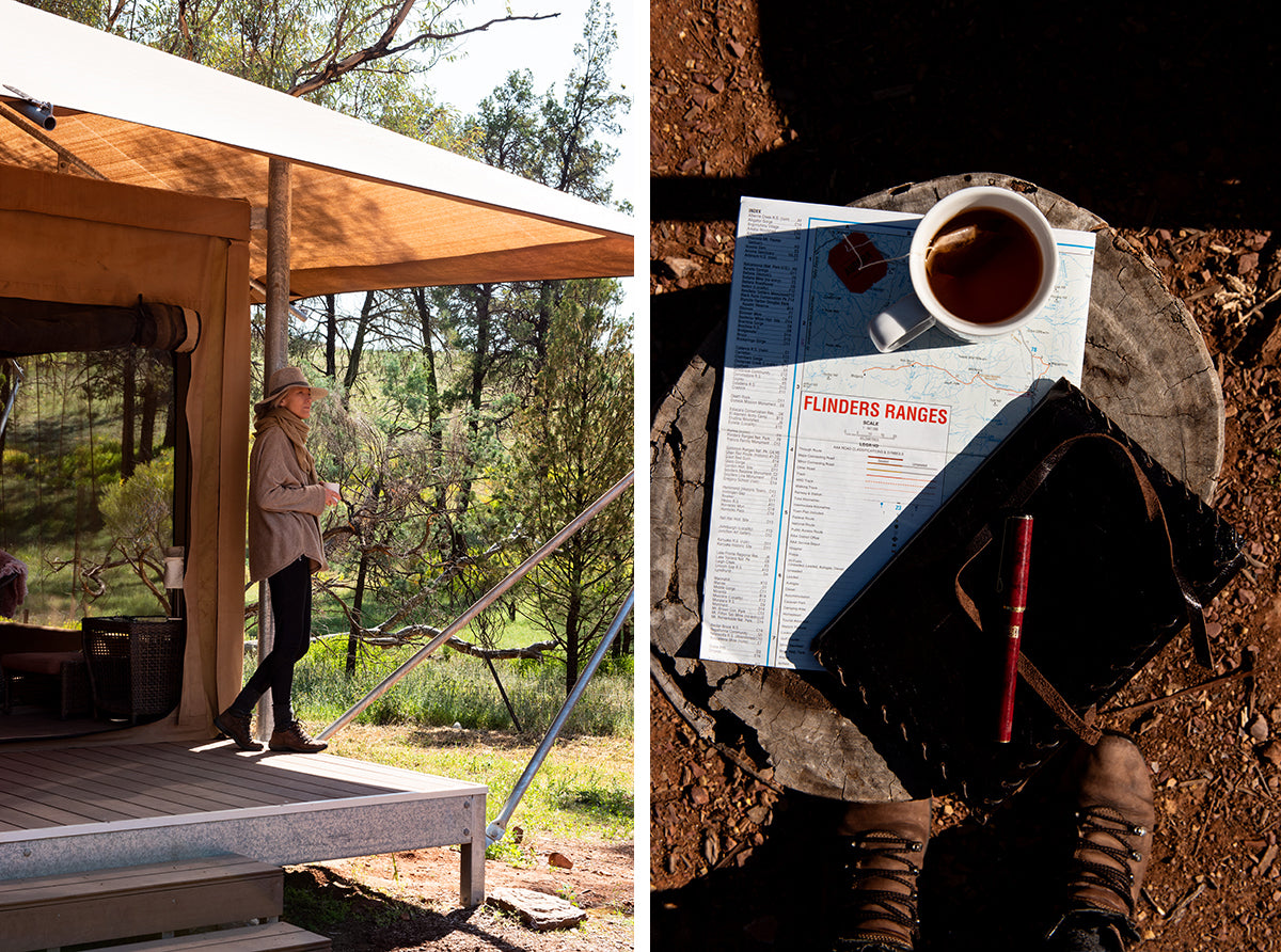 wilpena pound safari tent flinder ranges south australia 