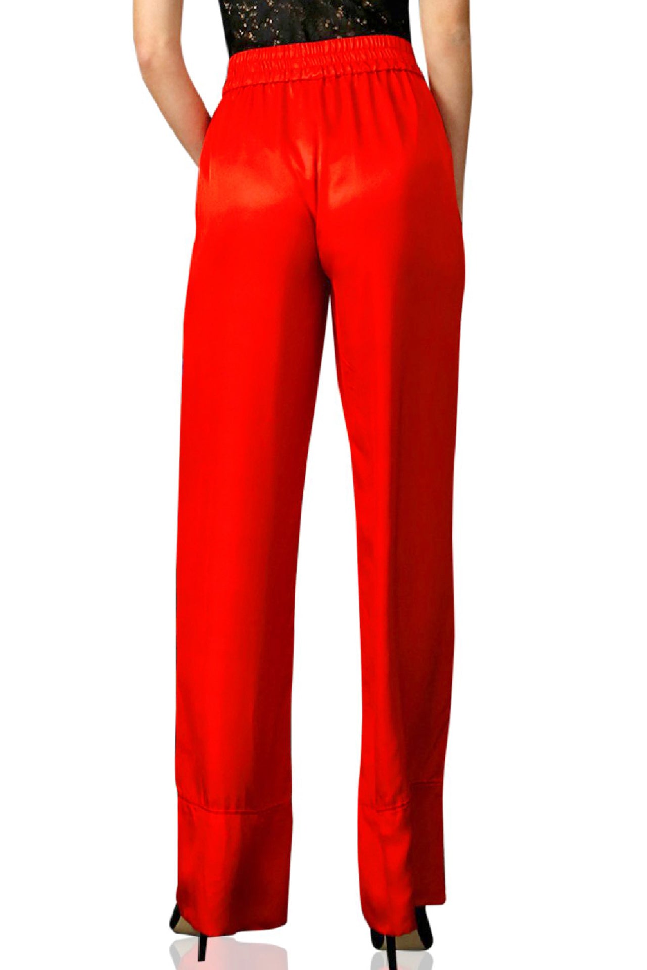 Silk Straight Pants||Silk Pants|Designer Pants|Silk Pants For Women X Shahida – Kyle x Shahida