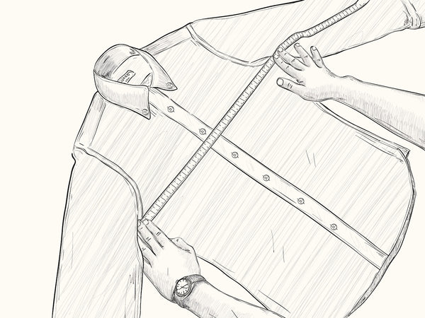 How to measure the chest of a dress shirt