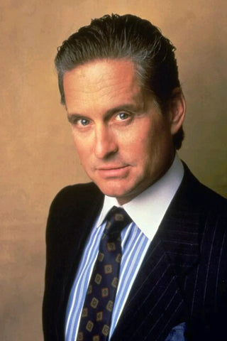 Michael Douglas as Gordon Gekko on the cover of Fortune in the 1987 movie Wall Street