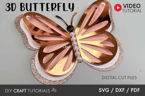 DIY 3D Butterflies - Beal Creations
