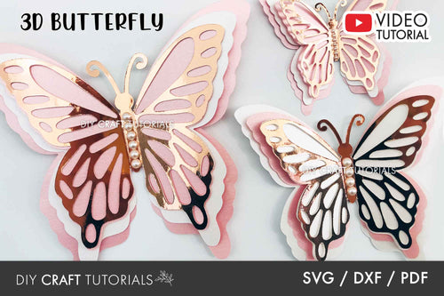 DIY 3D Butterflies - Beal Creations