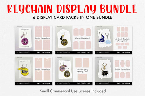 Keychain Display Card SVG - Set 2 – DIY Craft Tutorials