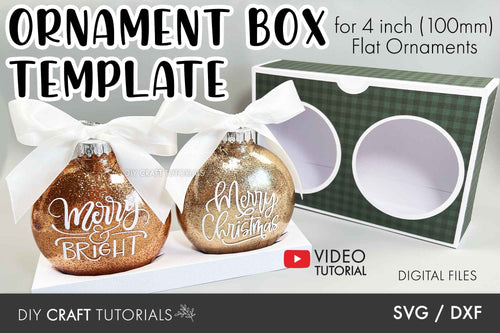 3in Double Ornament Box SVG