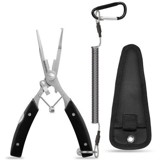 TRUSCEND Stainless Fishing Pliers Set with Sheath Lanyard – Truscend Fishing