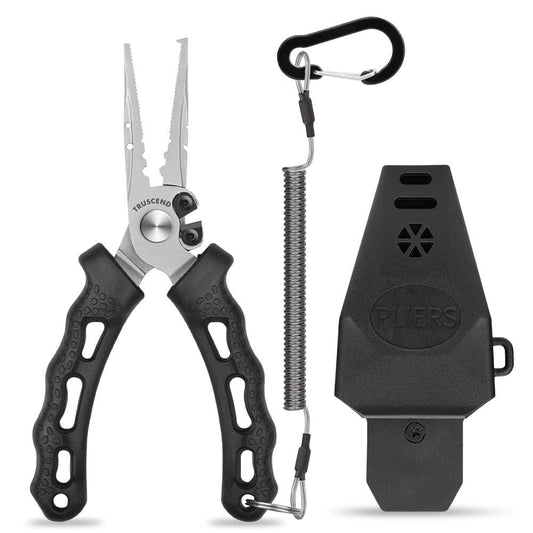 TRUSCEND Aluminum Fishing Pliers Set with Sheath Lanyard – Truscend Fishing