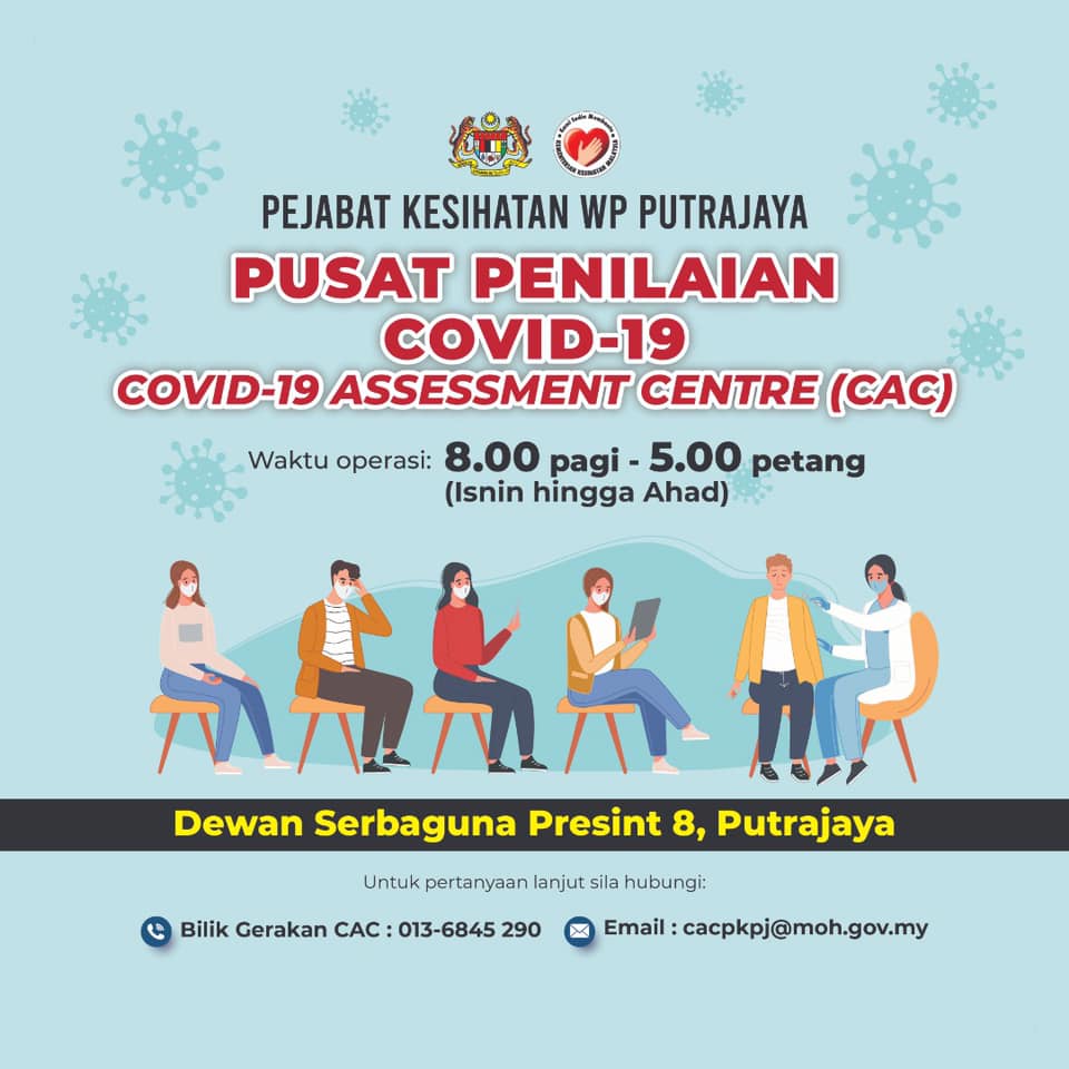 Senarai COVID-19 Assessment Center (CAC) Negeri WP KL & WP Putrajaya