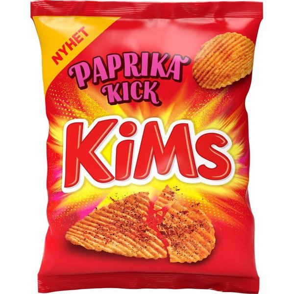 straal Zwitsers Standaard Kims potatochips paprika 250 gram – Norwegian Foodstore