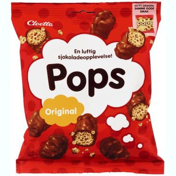 Cloetta Pops original snacks 210 grams – Norwegian Foodstore