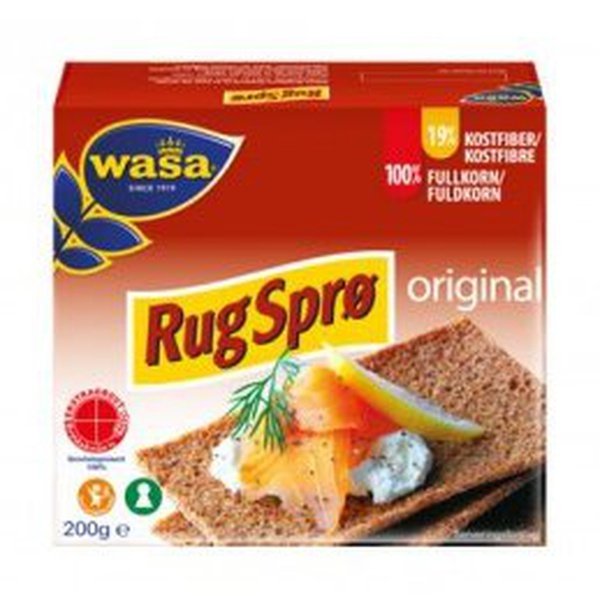 Wasa Crispbread Gluten and Lactose Free (240 grams) – Norwegian Foodstore