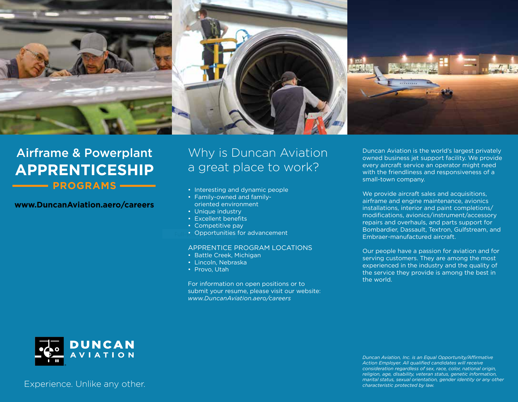 How to Find an Apprenticeship in the U.S. Duncan Aviation
