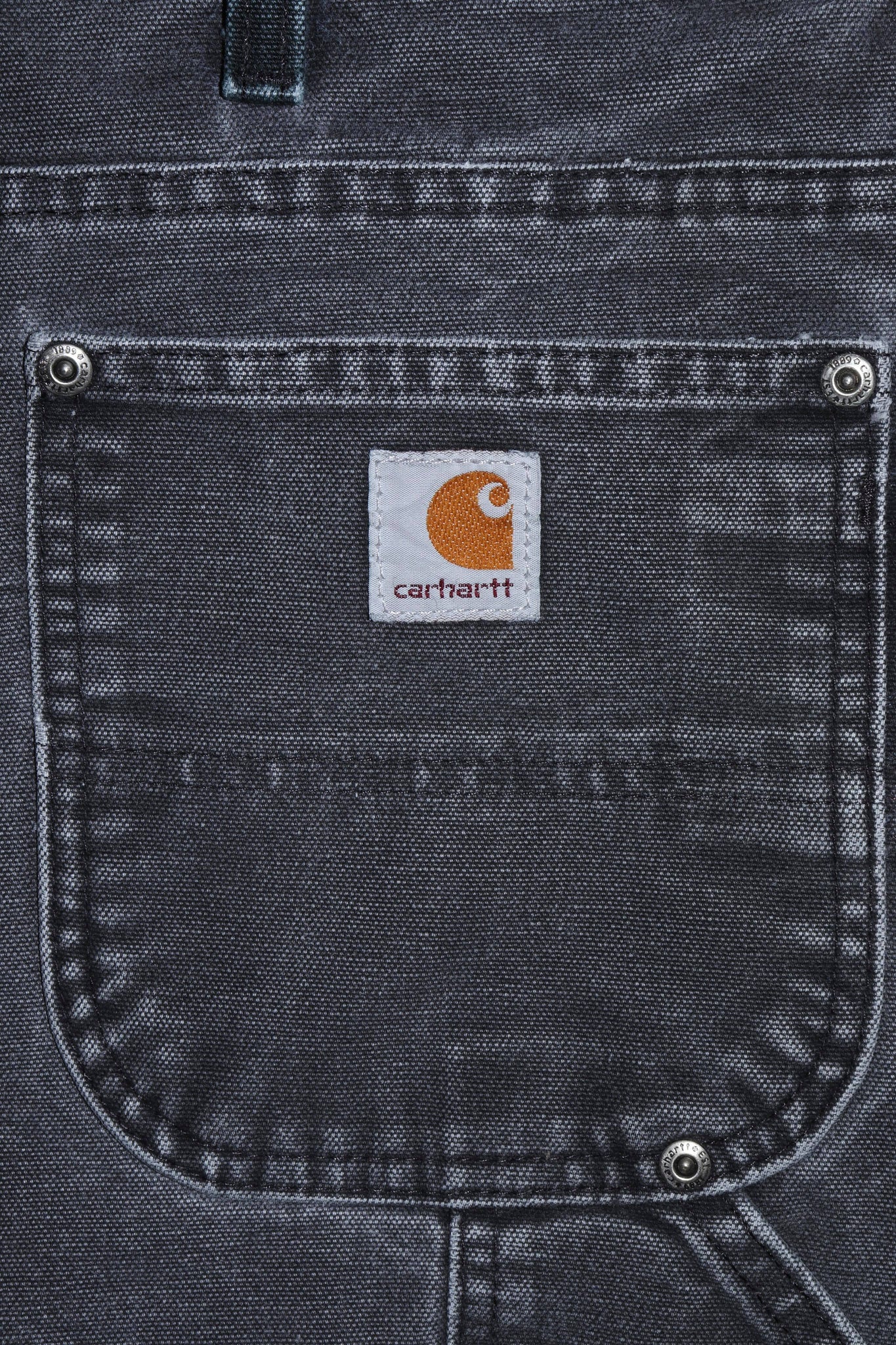 Vintage Carhartt Double Knee Thick Faded Grey Carpenter Pants ...