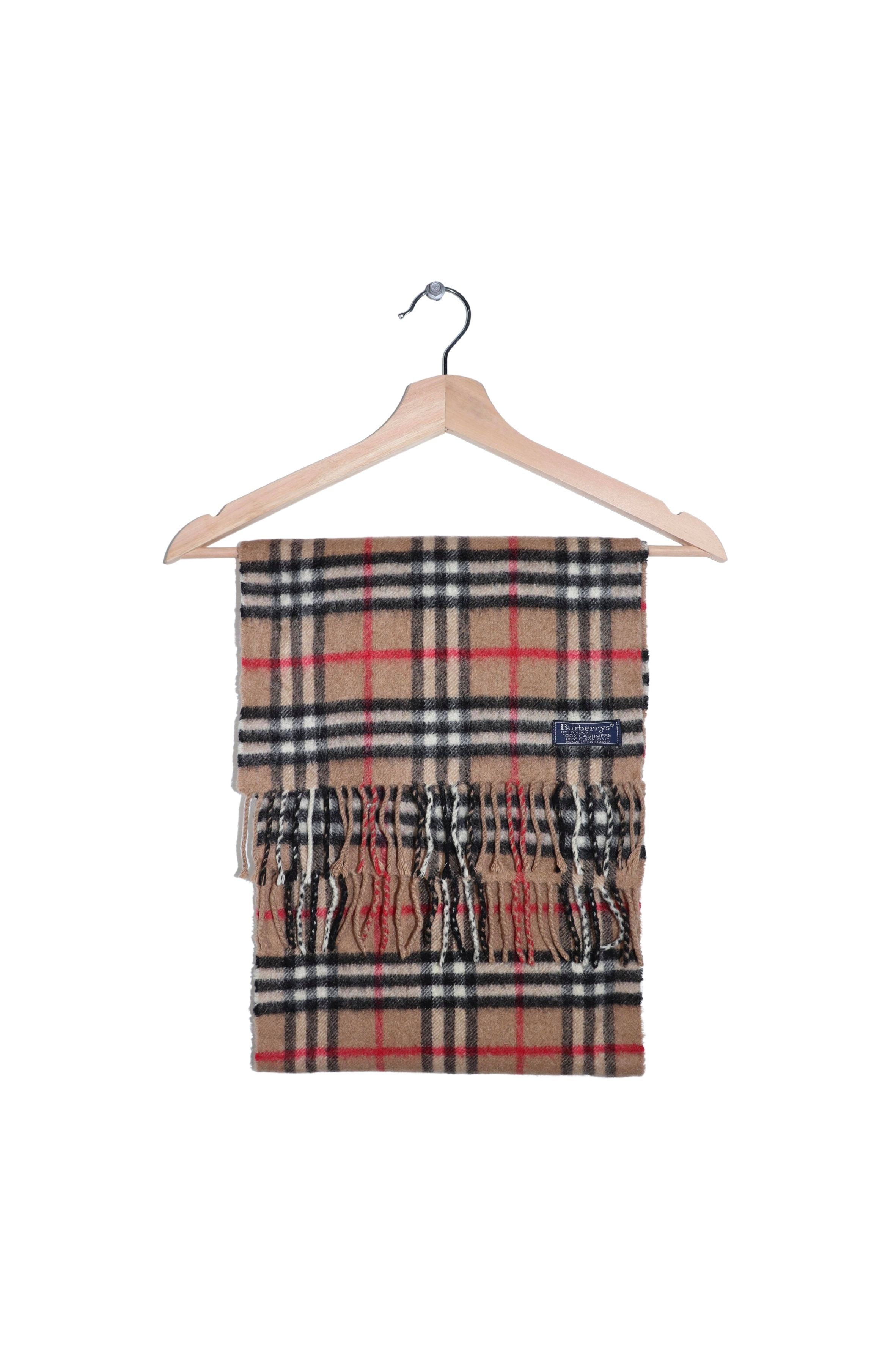 burberry nova check cashmere scarf