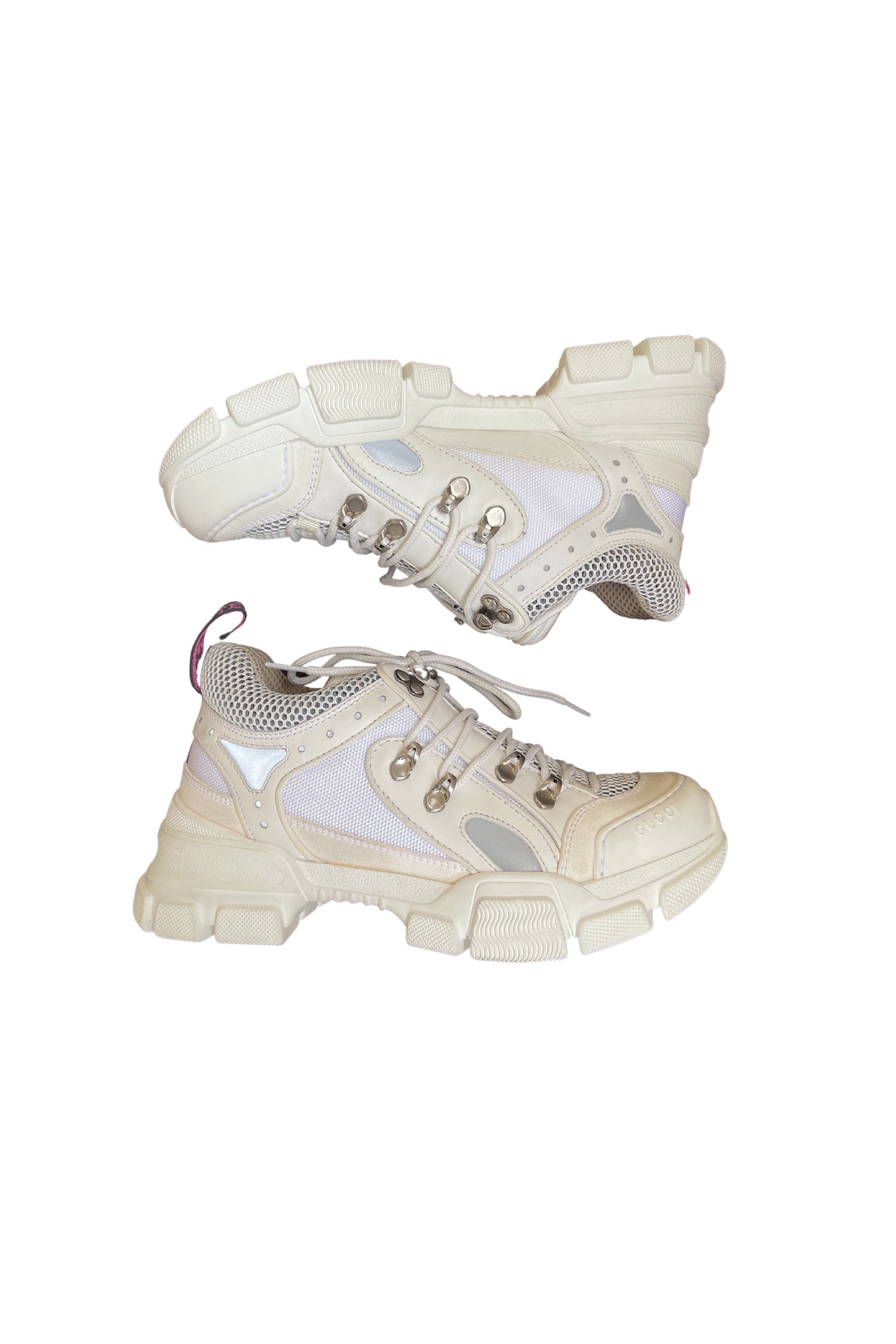 Gucci Flashtrek Sneakers SEGA White G 37 – Curated by Charbel