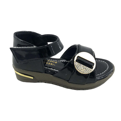 Kids' CARRSON Black Smooth | Girls' Dress Shoes – Steve Madden