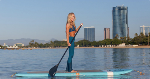 Yoga and paddle combo