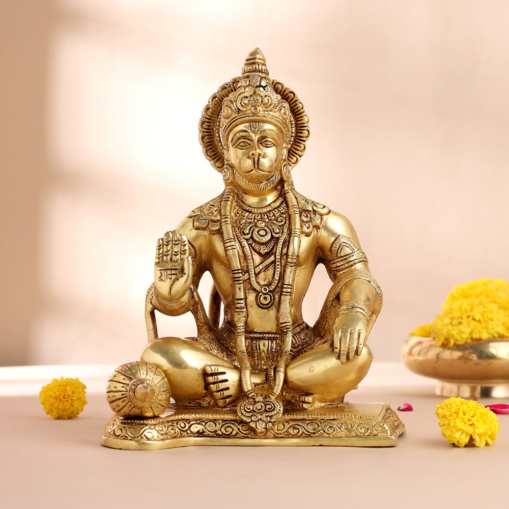 Shop Online at Vedanshcraft for the Best Brass Hanuman. – Vedansh Craft