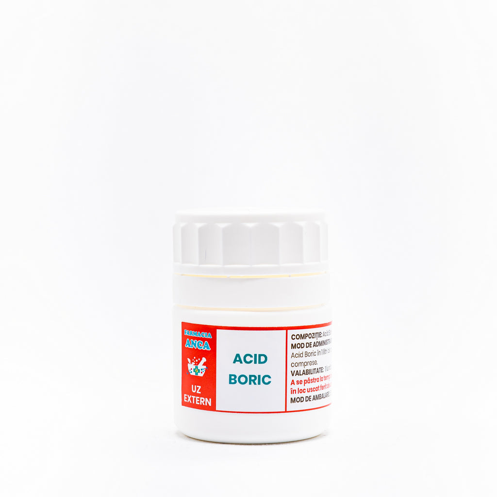 Acid Boric - Farmacia Anca Botosani