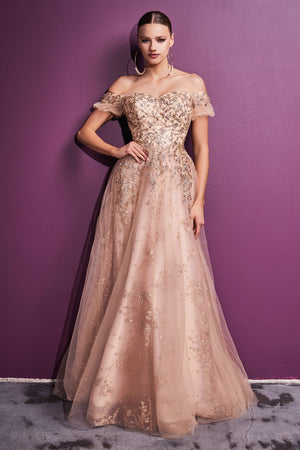 Cinderella Divine C73 - Off The Shoulder Ball Gown - Special Occasion