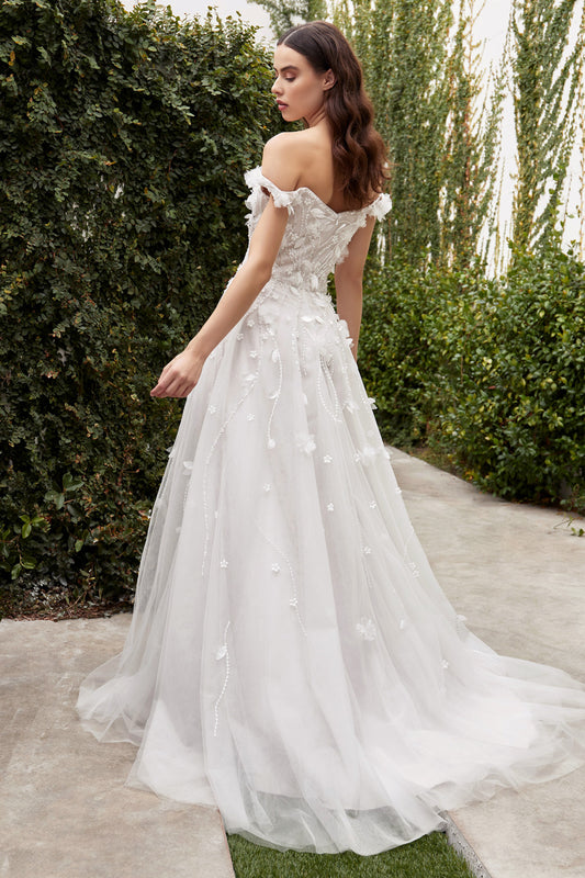 Vestido de novia Gardinia de tul a capas de Andrea & Leo Couture - A1028W