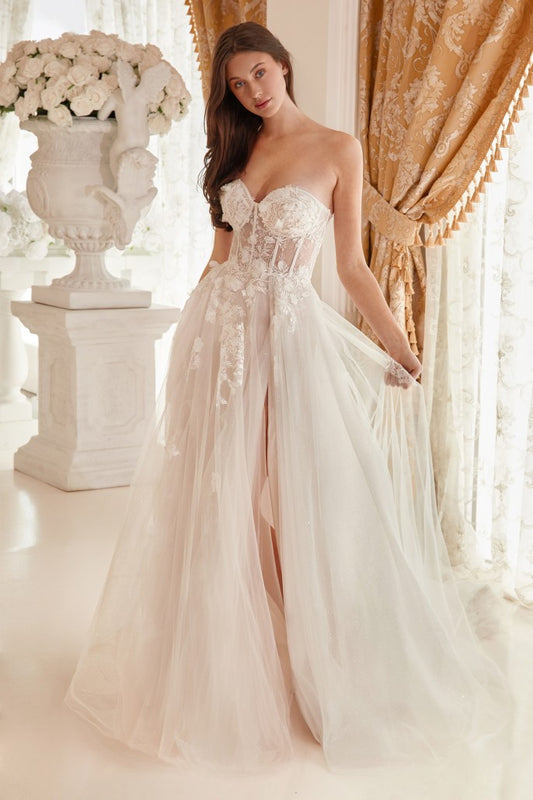 Vestido de novia Gardinia de tul a capas de Andrea & Leo Couture - A1028W –  Ariststyles