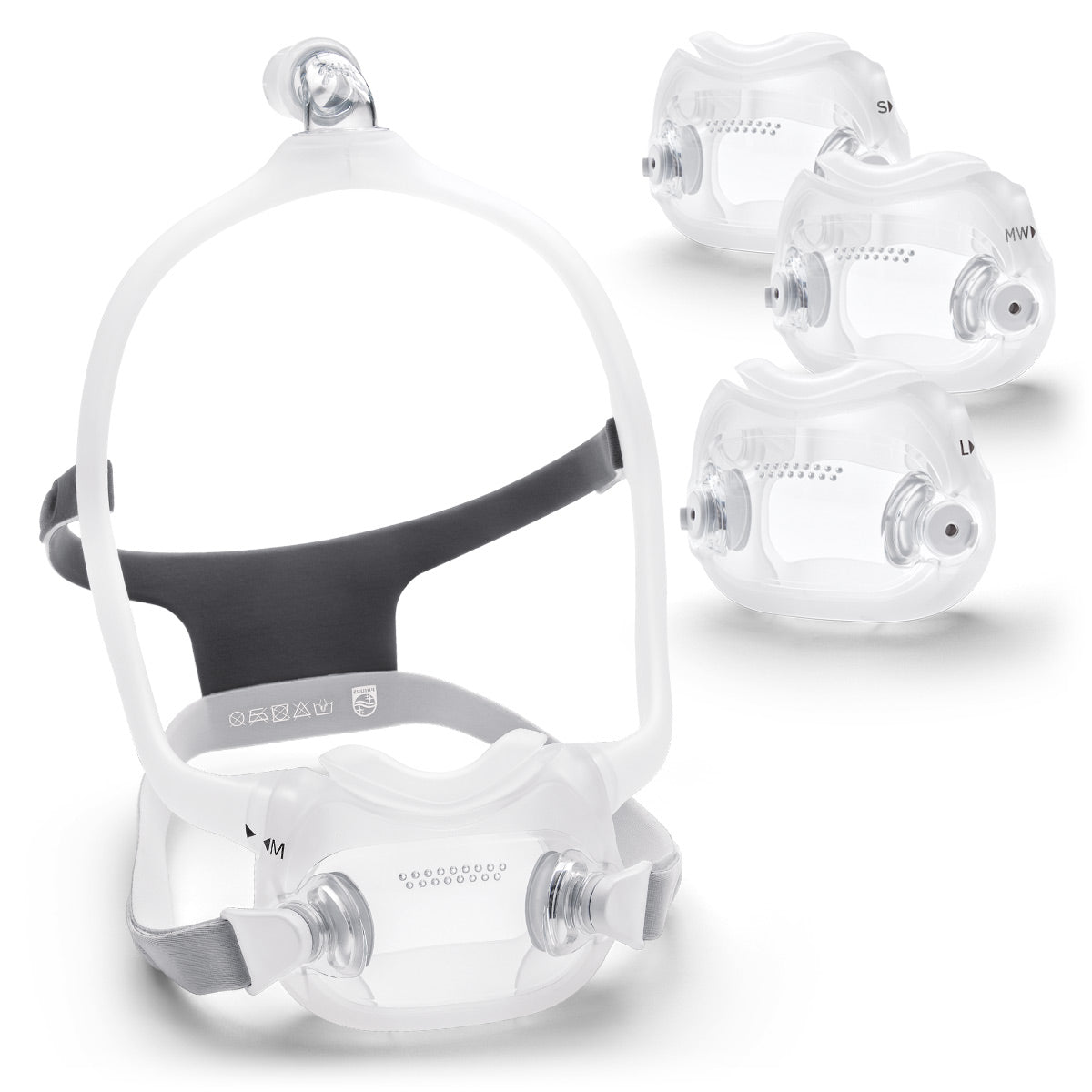 DreamWear Full Face CPAP/BiPAP Mask FitPack with Headgear - CPAPXchange product image